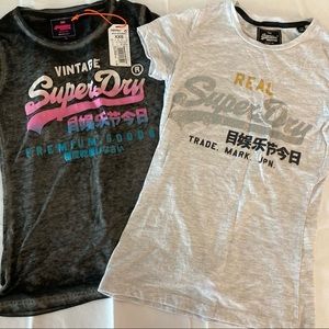 NWT Superdry Pair of 2 T-Shirts
